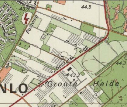 2.2 Topografische beschrijving De onderzoekslocatie is gelegen aan de Hinsbeckerweg (ong.), te Venlo.