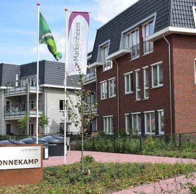 Wonen in De Zonnekamp De appartementen in De Zonnekamp zijn ruim opgezet, hebben een zorgoproepsysteem (alarmzorg) en aansluitingen voor radio, televisie, telefoon en internet.