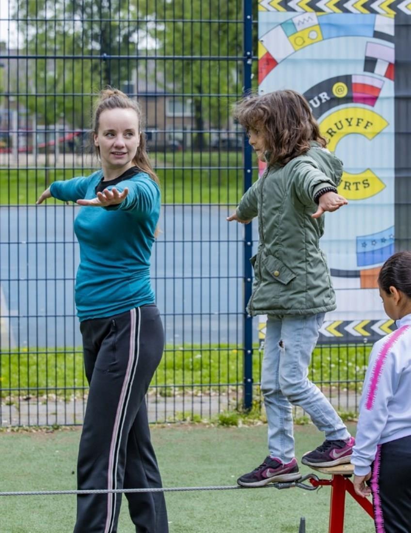 CULTUUR@CRUYFFCOURTS Jeugdfonds Sport & Cultuur Cruyff Foundation Kinderen uit armere wijken maken kennis met cultuur!