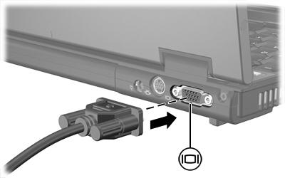 Videovoorzieningen gebruiken De computer heeft de volgende videovoorzieningen: Externe-monitorpoort voor het aansluiten van een televisie, monitor of projector.