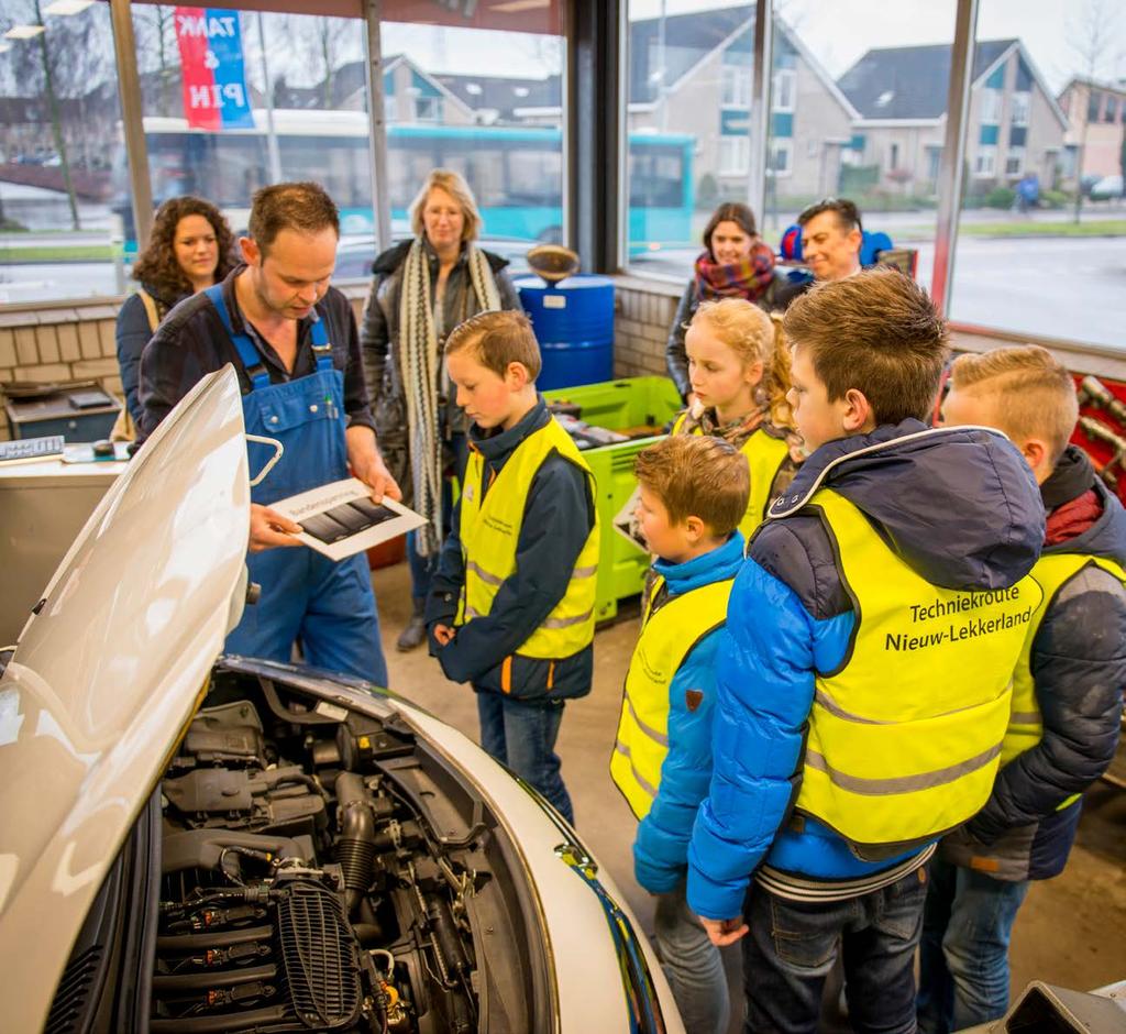 Techniekroutes Doel: kinderen uit groep 7 of 8 kennis laten maken met techniek om ze zo enthousiast te maken voor een technisch beroep.