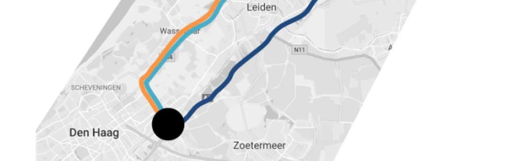 (OWN). Deze vergelijking geeft een beeld van de aantrekkelijkheid van de verschillende alternatieven bij een incident op de A4.