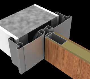 OBO-a opbouwomlijsting met afneembare deurlijsten DLTRIBO opbouwomlijsting met 40 mm deurlijst Dit systeem wordt hoofdzakelijk toegepast in renovaties.