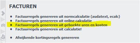 lgens genereert u het factuurnummer en dan print u de factuur.