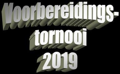 Reglement Voorbereidingstornooi 2019 West-Vlaanderen 2 zaterdag 17 augustus 2019 Algemeen 1.