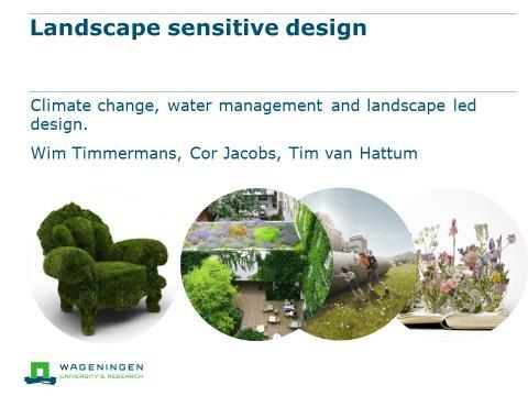 2. SCAPE, Knokke: presentatie Landscape sensitive design. 100 personen. 01-02-2017. Knokke. Internationaal consortium op het gebied van Landscape Led Design met het oog op klimaatadaptatie in planning stad en land.