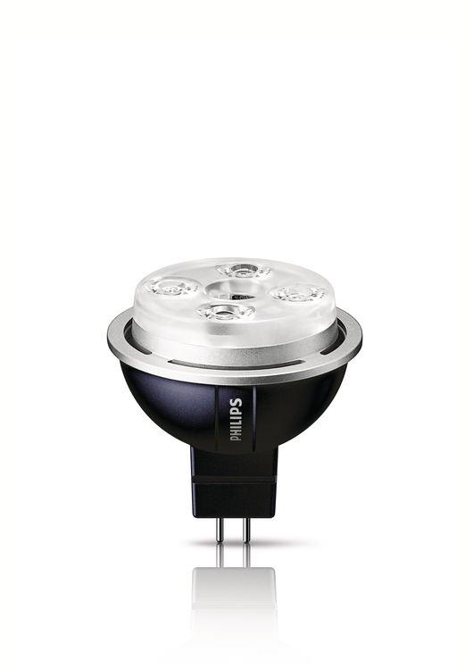 Productomschrijving MASTER LEDspot LV De MASTER LEDspot MR6-lamp levert een warme, op halogeen of gloeilamp lijkend licht, die hem ideaal maakt voor accent- en algemene verlichting in de horeca.