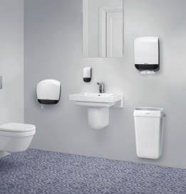 Door het toenemende aantal bezoekers in toiletruimten zijn dispensers nodig met een grotere inhoudsruimte en hygiëne
