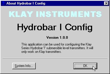 Na de setup is in de map programma s een toevoeging Hydrobar I config zichtbaar.