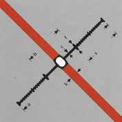 05 UITZETTINGSVOEGBANDEN - inwendige plaatsing PVC-P Getest en goedgekeurd Totale breedte dilatatiegedeelte Dikte dilatatiegedeelte dichtgedeelte Hoogte v/d ankers a b c s f