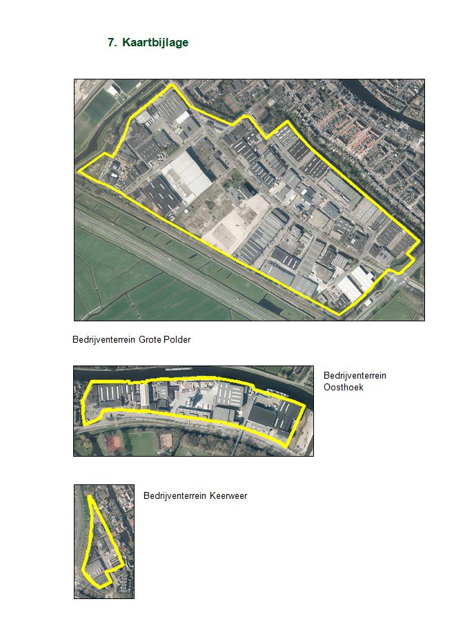 7 kaartbijlage 6 Toelichting Algemeen De activiteiten van de kruimelgevallenlijst waaraan op voorhand planologische medewerking wordt verleend betreft voor een