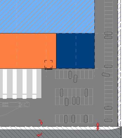 1570 m² BVO 17,3 m 18,0 m WAREHOUSE 2 7020 m² BVO 2 meter vrije hoogte) 5225 m 2 BVO TOTAAL BVO: 8820 m² BVO