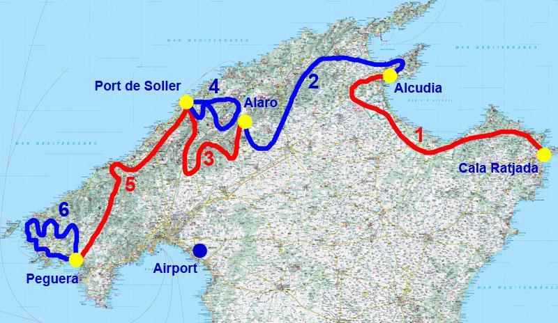 Mallorca kaart Meer weten over de routes?