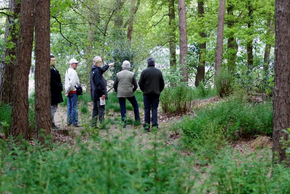 Roel van Wijlick maakt vijf Muzensculpturen voor Het Laar, de open plek in het bos voor ceremoniebijeenkomsten.