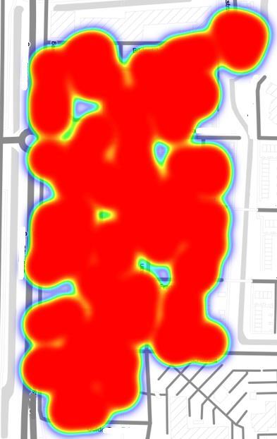 4.4 Woonplek verdachten Voor de Gestelse buurt is als laatste ook onderzocht waar de verdachten wonen. Is er sprake van bepaalde clusters waar verdachten wonen? Dit blijkt niet het geval te zijn.