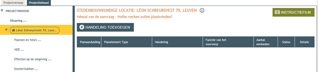 Adres (ligging) STAP 7 Welke handelingen?