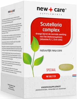 Speciaal Scutellaria complex draagt bij tot de normale werking van het immuunsysteem (vitamine A, C, D en zink) 1/2 Plantago heeft een verzachtende en verzorgende invloed op de luchtwegen en helpt om