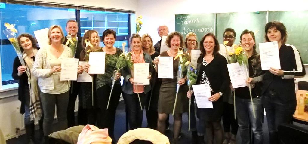 november jl. weer een aantal enthousiaste schoolopleiders van verschillende schoolbesturen gecertificeerd. Op het programma stond een uiteenzetting van het nieuwe leren lesgeven.