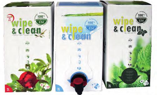 Wipe&Clean BIB 1 x 2 liter Classic 1 x 2 liter Munt 1 x 2 liter