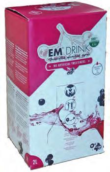 Drink jezelf gezond met EM Drink NIEUW! EM DRINK EM Drink is een gefermenteerde drank en bevat en EM.