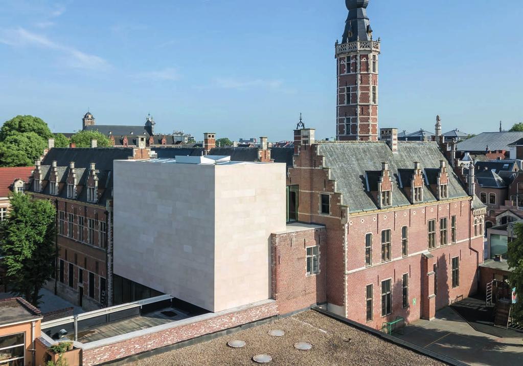 trappenhuis en lift 5 renovatie van de hoofdgebouwen tot museum met bar, boekenwinkel & terrassen 6 nieuw