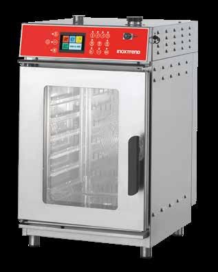 Compact Combi Direct Nice+ Compact: elektrische ovens beschikbaar van 4 tot 10 niveaus met met analoge bediening of