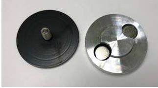 Set adapters voor het installeren van magnetische of niet-magnetische effecten van de Optikinetics-effecten: Installeer niet-magnetisch wiel Om een niet-magnetisch wiel te