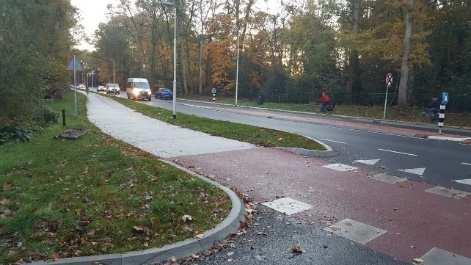 9 Aansluiting Norelweg 60 km/uur Geen uitbuiging fietspad Goed uitzicht 3.
