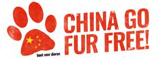 2.3 CAMPAGNES - CHINA FUR FREE Het bont dat in het Nederlandse straatbeeld te zien is, wordt voornamelijk in China geproduceerd. In China zijn nauwelijks regels over het houden van dieren.