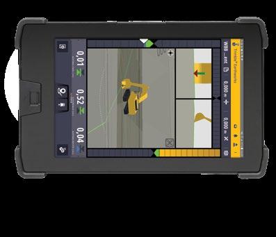 U kunt ook uw eigen Android tablet toevoegen. Trimble Earthworks past op graafmachines met inbegrip van degene die uitgerust zijn met een draai-kantelstuk.