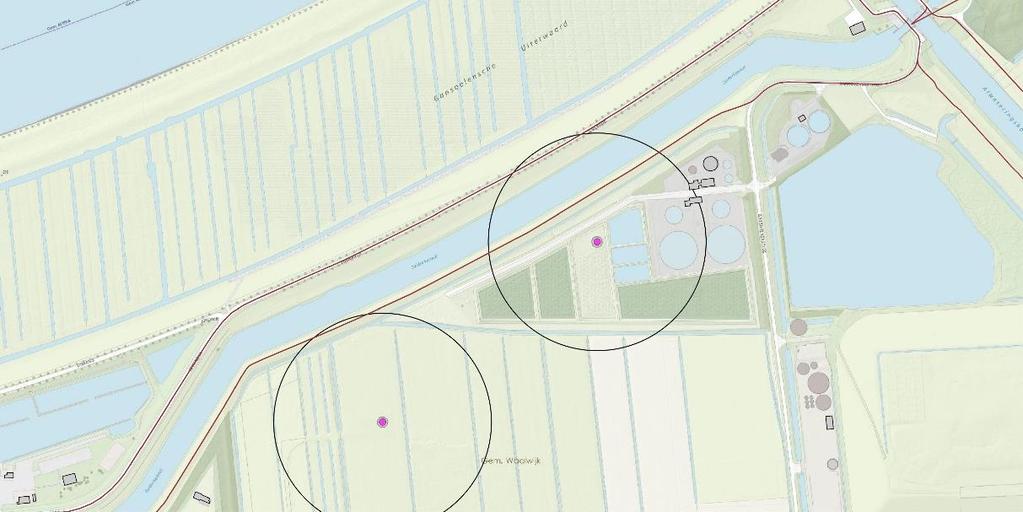 windturbine. De kans dat de waterkering getroffen wordt door falen van een van de windturbines bedraagt 2,89 x 10-4.