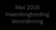 Veranderingen in regelgeving De Algemene Verordening Gegevensbescherming 2012 Voorstel Verordening Mei 2016 Inwerkingtreding