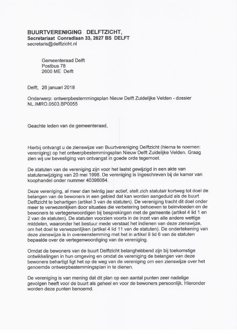 BP Nieuwe Delft, Zuidelijke velden - reactie