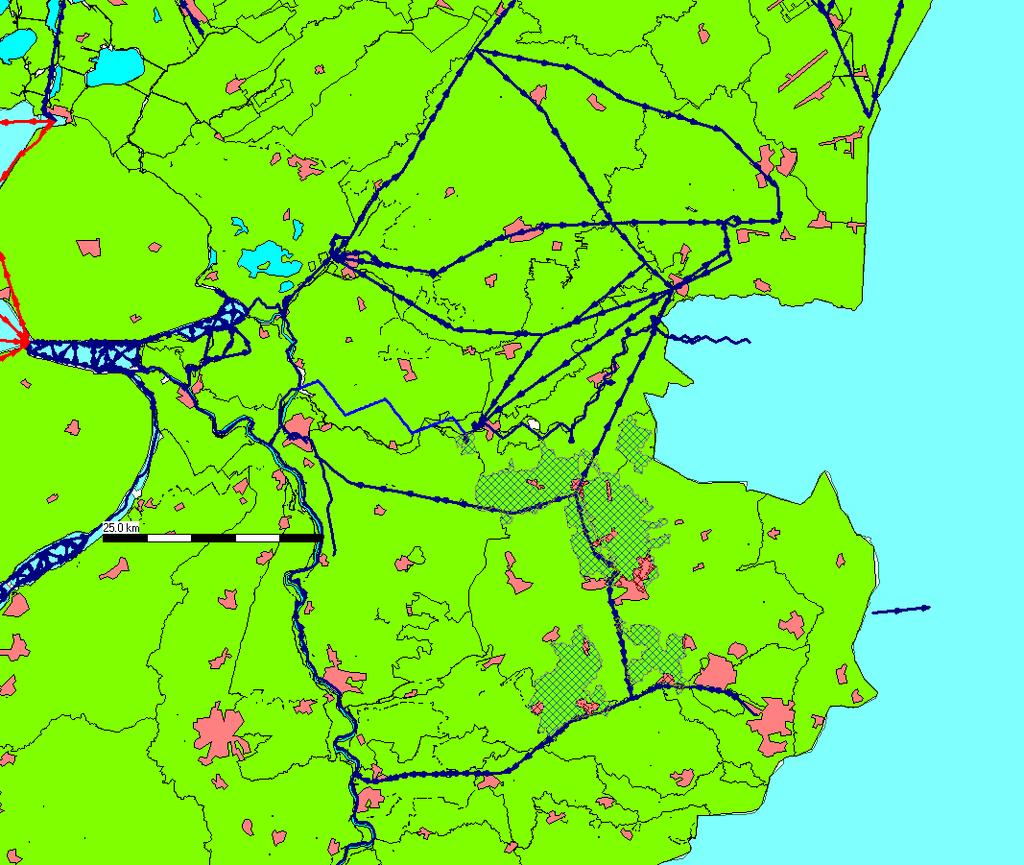 District 11Zuid-Oost Drenthe (links) en district 108, Twente Noord (rechts) District 16 Overijsslsche Vecht (links) en district 18 Twente Zuid (rechts) District 15 Mastenbroek (links) en district 19