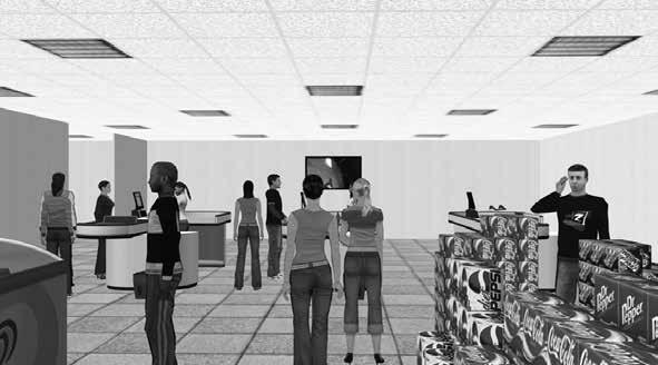 Virtual Reality Exposure Therapie bij psychose: een casus 11 Figuur 2 De virtuele supermarkt. Bron: CleVR.net muleren: Ik heb ook het recht om hier te zijn.