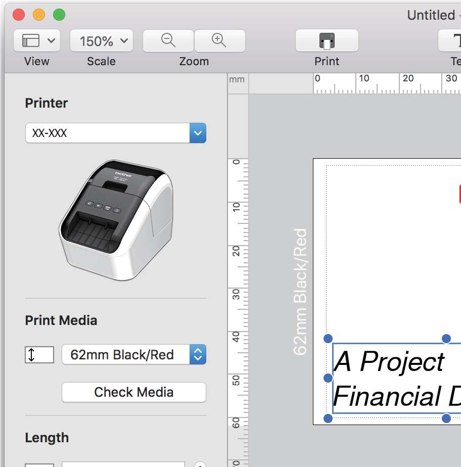 P-touch Editor gebruiken Mac 6 P-touch Editor starten 6 Dubbelklik op [Macintosh HD] -