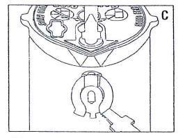 Druk de juiste nozzle-identificatiedop in de daarvoor bestemde opening aan de bovenkant van de sproeier. 4. Om het mondstuk te verwijderen dient eerst de afstelschroef losgedraaid te worden.