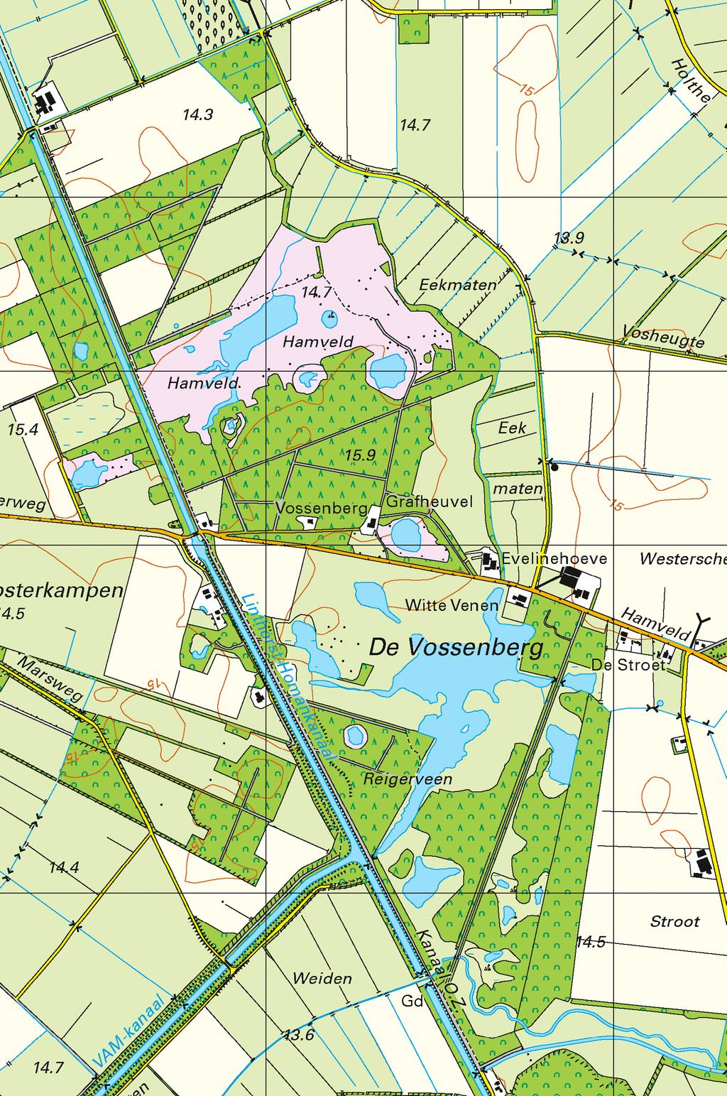 Route Landgoed Vossenberg Tik op de nummers voor informatie 9 10 8 1