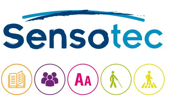 Onze andere producten Naast deze hulpmiddelen heeft Sensotec ook een uitgebreide catalogus gespecialiseerde hulpmiddelen voor blinde personen en voor personen met dyslexie of andere lees- en