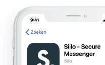 1. Download Siilo Messenger vanuit de App store