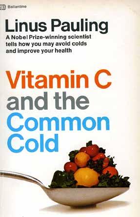 de biochemicus Irwin Stone. Die schrijft Pauling een brief waarin hij stelt dat hij nog wel vijftig jaar aan zijn leven kan toevoegen als hij grammen vitamine C per dag gaat slikken.