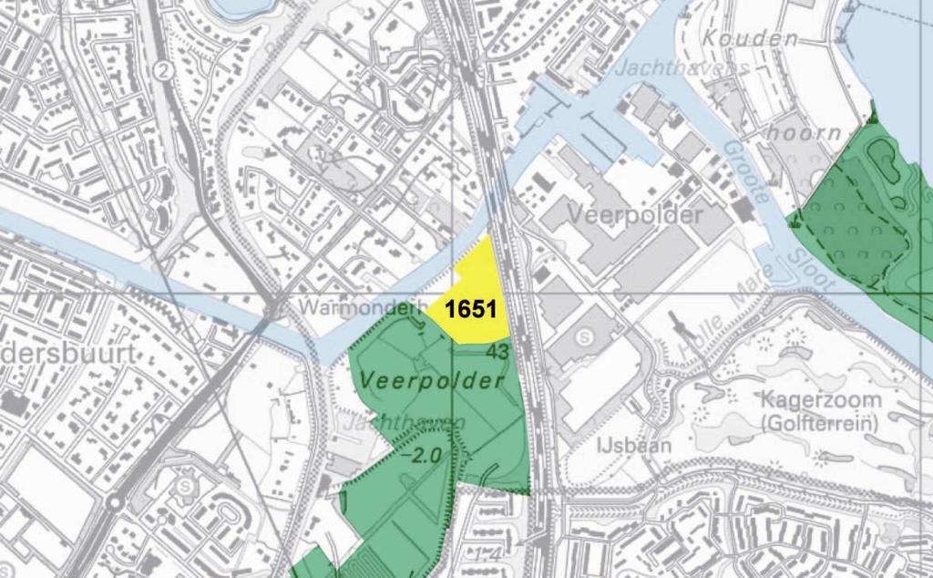 1651 Oegstgeest: Veerpolder (perceel toevoegen als 'bestaande natuur en prioritaire nieuwe natuur') 1652 Rockanje: De Waal (zes