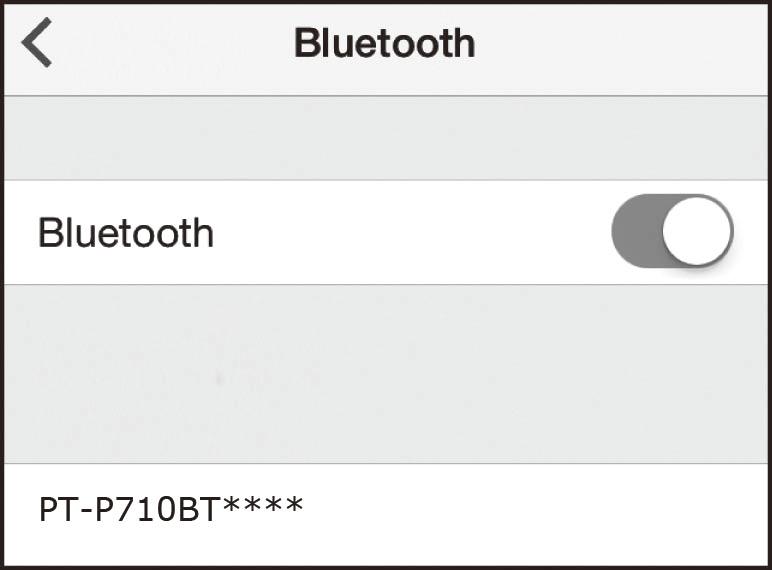 Afdrukken vanaf een mobiel apparaat De labelprinter aan een mobiel apparaat koppelen 3 Op het mobiele apparaat: a Open het menu Instellingen en controleer of de optie Bluetooth is ingeschakeld.