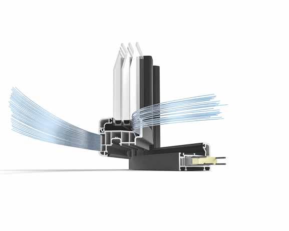 Hou het warm met Linktrusion inside De kern van Deceuninck Zendow#neo ramen en deuren is gemaakt volgens de Linktrusion-technologie.