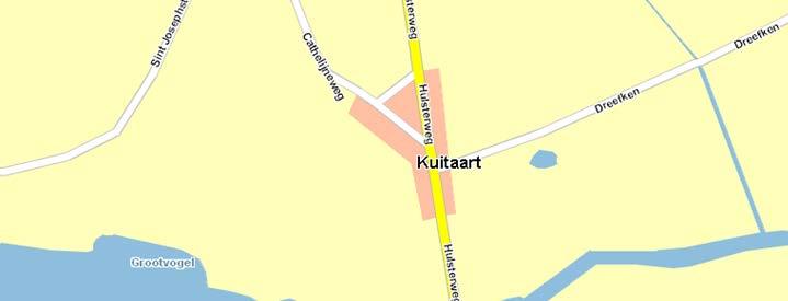 VANUIT KLOOSTERZANDE In Kuitaart goed opletten, want je fietst hier op een 2-richting fietspad direct langs de drukke Provinciale weg.