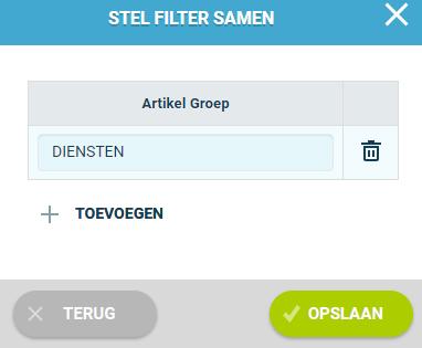 Wil je dit niet? Voeg dan de namen van de artikelgroepen.