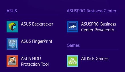 ASUS FingerPrint Leg biometrische vingerafdrukken vast op de vingerafdruksensor van de notebook met de app ASUS FingerPrint.