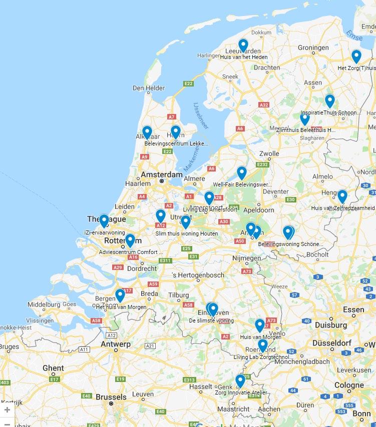 figuur 5 Locaties in Nederland van modelwoningen Bron: KCWZ.nl 4.3 Platform31 Kennis- en netwerkorganisatie Platform31 ziet de trends in stad en regio.