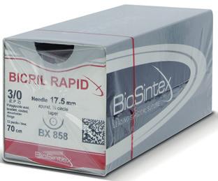 COMPARES Vicryl Rapide 3-0 plus hechtzijde Bicril Rapid 3-0 hechtzijde 22 mm rond (V2190G) Art.nr.