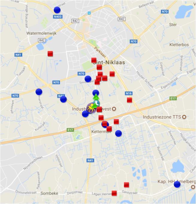 dagelijks 46 leerlingen naar school.